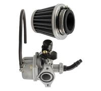 Carburador Universal para Motocicleta 19 Mm Conjunto con Filtro De Aire para 50 70 90 110 CC para ATV para Todoterreno para Motocross Carburador Kit(PZ19 Set)