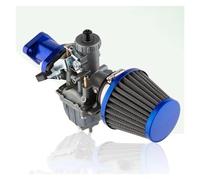 Carburador Vm22 De Aluminio De 26 Mm Para Tubo Admisión Cnc Para Motos De Cross De 110Cc 125Cc 140Cc Para Lifan Yx Accesorios Para Carburador De Moto Carburador(Blue)