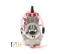 Carburadores Carburador De Motocicleta Motor De Scooter Motocicleta UTV ATV para KEIHIN 2T 4T PWK 33 34 35 36 38 40 42mm Motor Carburador(Red 36mm)