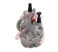 Carburadores Carburador Universal para Motocicleta Scooter Moto Carreras Accesorios para Keihin PWK De 24 26 28 30 32 Y 34 Mm Motor Carburador(Grey 30mm)