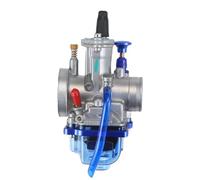 Carburadores moto Carburador KOSO OKO PWK 24 26 28 30 32 34 Mm Con Cuba Azul Para Scooters Quads Motos Cross 2T 4T Con Inyector Potencia(28MM)