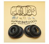 Carburadores Moto para FZR600 para Genesis FZR 600 Kit Reparación Y Reconstrucción Carburador Membrana Diafragma Caucho BDST32 CVKD34 Piezas Carburador Conjunto Carburador(4 Carb Kits B)