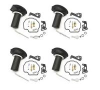 Carburadores para moto Kit De Reparación De Carburador Junta De Aguja Flotante Diafragma De Válvula De Corte De Aire Para Virago Para XV535 Para XV400 Para XV500(4 SET)
