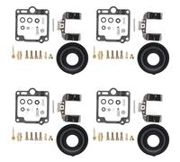 Carburetor 4X Para FJ1100 FJ1200 FJ 1100 1200 KIT Reparación Carburador Motocicleta Diafragma Flotante Motor Carburador