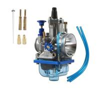 Carburetor Para 2T 4T Para Koso Motocross Karb Scooter ATV Rojo Azul Carburador Motocicleta PWK24 26 28 30 34 Mm Motocross Con Power Jet Carburador Carb(BLUE-PWK30)