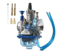 Carburetor Para 2T 4T Para Koso Motocross Karb Scooter ATV Rojo Azul Carburador Motocicleta PWK24 26 28 30 34 Mm Motocross Con Power Jet Carburador Carb(BLUE-PWK28)