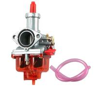 Carburetor Para Motocicleta TMX155 CG150 125 Cc Dirt Bike Manu Auto ATV Para Lifan 125 Cable Estrangulación Rojo PZ26 Carburador 27/30 Mm CG200 Carburador Carb(PZ30-Hand Choke-Red)