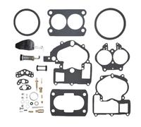 Carburetor Rebuild Kit With float Compatible with Marine 3.0L 4.3L 5.0L 5.7L Mercarb 2 BBL Carburetor 3302-804844002 1389-9562A1 1389-9563A1 1389-9564A1 1389-9670A2 1389-806077A2