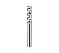 Carburo de tungsteno fresa espiral Bit， Fresa de carburo de tungsteno de 3 ranuras, herramienta CNC de 1 a 20 mm HRC55 for aluminio, fibra de vidrio y cobre(12x45x12x100)
