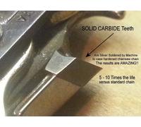 Makita Cadena para motosierra S50 Carburo sólido 50DL 14" Compatible Homelite EL12 EL14 EL16