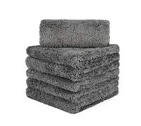 CARCAREZ Toallas de Microfibra para Coches, Toalla de Secado de Coche con paño de Microfibra de Felpa sin Bordes (Gris)