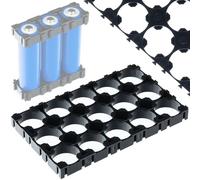 Carcasa 3 x 5 - Paquete de baterías de plástico para celdas de ion de litio 15 x 18650 | Conector modular | Soporte para batería Accesorios