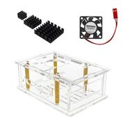Carcasa acrílica y ventilador de refrigeración opcionales para placa de desarrollo, protector de refrigeración eficiente gestión del calor