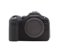Carcasa antideslizante para Canon EOS R6 Mark III (negro) | para los golpes, a prueba de arañazos, a prueba de polvo, silicona suave, negro para café blanco y verde