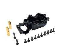 Carcasa Caja Cambios Metal para Hyper Go 14211 14301-14303 14209 14210 1/14 | Piezas coche RC carcasa caja cambios metal carcasa diferencial reforzada control calor modelos 1/14(Black,Lower)
