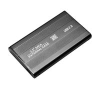 Carcasa Caja para Disco Duro Externo Hard Disk Sata 2.5" USB 2.0 Funda Cuero HDD