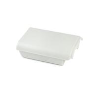 Carcasa compartimentada blanca para el controlador inalámbrico de juegos Xbox 360, paquete de baterías AA, carcasa