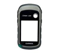 Carcasa compatible con Garmin eTrex Series 30/30x/20/20X/10/10X Series Funda frontal con botones de cristal Cubierta de repuesto de reparación manual (gris, eTrex 30x)