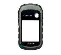 Carcasa compatible con Garmin eTrex Series 30/30x/20/20X/10/10X Series Funda frontal con botones de cristal Cubierta de repuesto de reparación manual (gris, eTrex 20x)
