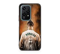 Carcasa compatible con Honor 200 Lite - Cristiano Ronaldo - Acción Legendaria - Sublimación HD - Silicona Negro - Carcasa de Locura