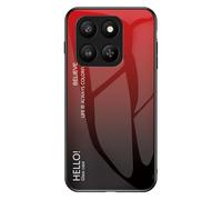 Carcasa compatible con Honor 400 Smart 5G vidrio templado Hello