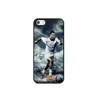 Carcasa compatible con iPod 5 6 7 - Cristiano Ronaldo - Acción Legendaria - Sublimación HD - Silicona Negro - Carcas-en-Lolie