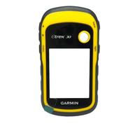 Carcasa compatible con los modelos Garmin eTrex 30, 30x, 20, 20X, 10, 10x, Series frontal con botones de cristal, cubierta de repuesto de reparación manual (amarillo, eTrex 30)