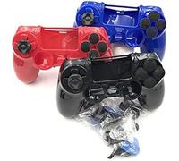 Carcasa completa de plástico para PS4 Slim Pro Dualshock 4 Controlador Joypad Protector (negro)
