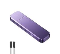 Carcasa completa de unidad NVMe con cables de datos, diseño de refrigeración para configuraciones de instalación sencilla, tornillos NVMe a adaptador USB