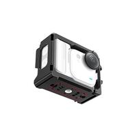 Carcasa con Bisel de Aluminio para insta360 GO Ultra Accesorios de cámara Caja Protectora con Marco de protección con Zapata fría Soporte Adaptador de Montaje Accesorios de Carcasa de expansión