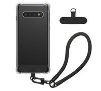 Carcasa con Correa Compatible con Samsung Galaxy S10 Funda - Accesorios para Telefono Movil Smartphone