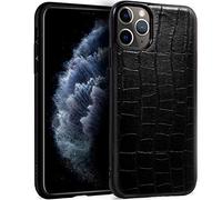 Carcasa Cool para iPhone 11 Pro Leather Crocodile Negro