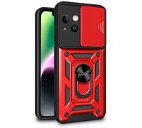 Cool Funda Hard Ring Roja para iPhone 14
