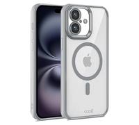 Carcasa Cool para iPhone 16 Magnética Borde Plata