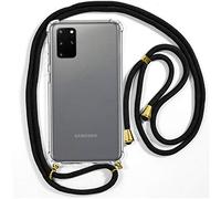 Funda con cable negro para Samsung G985 Galaxy S20 Plus - COOL