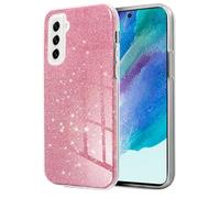 Carcasa Cool para Samsung G990B Galaxy S21 FE Glitter Silicona Rosa