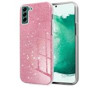 Carcasa Cool para Samsung S906 Galaxy S22 Plus Glitter Rosa