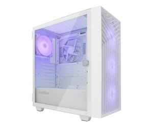 Carcasa Coolbox GA300 Grid Line ARGB Blanco USB-C 3.2