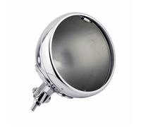 Carcasa cromada para faros delanteros de motocicleta 7" para Softail, Heritage y Fat Boy (1986-2019) Protector de faro delantero(Chrome)