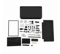 Carcasa/cubierta para Nintendo 3DS XL - Material ABS duradero, incluye todos los botones - Kit de reparación de fácil instalación para tu consola (Negro)