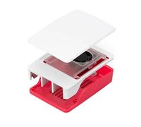 Carcasa de ABS para placa de desarrollo con ventilador de refrigeración integrado para RaspberryPi 5, optimiza el control de temperatura