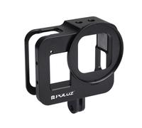 Carcasa de aleación de aluminio CNC, jaula protectora con lente UV de 52 mm para GoPro HERO8 Black