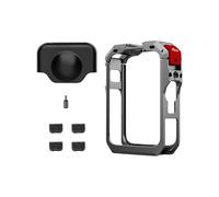 Carcasa de aluminio multifuncional, adecuada para cámaras de 360°, mejora la refrigeración, portabilidad compacta e integración de accesorios, jaula de cámara a prueba de golpes