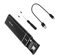 Carcasa de aluminio NVMe con USB 3.1 Gen 2 de 10 Gbps, fácil instalación para accesorios de laptop