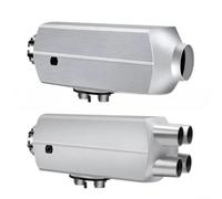 Carcasa de aluminio para calentador de estacionamiento compatible con montaje de un solo agujero o cuatro agujeros y tipos de accesorios de calefacción comunes (un solo agujero)