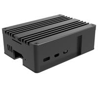 Carcasa De Aluminio Pi-5 Pro Para Raspberry Pi 5, Negro - A-RA13-M2B