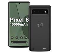 Carcasa de batería de cargador Pixel 6 10.000 mAh, Carga inalámbrica Qi, Cubierta de carga portátil para las fundas del cargador de batería del teléfono móvil Google Pixel 6 5G