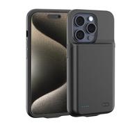 Carcasa de batería mejorada para iPhone 16 Pro Max,7000 mAh cargador recargable, carcasa de carga fina y portátil, carcasa de cargador de batería para teléfono móvil