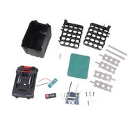 Carcasa de batería para herramientas adecuadas de 10/15/20 núcleos, carcasa ABS con sistemas avanzados de gestión de combustión, protección de carcasa de batería ABS con pantalla LCD