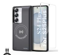 Carcasa de Batería Real de 10000mAh para Samsung Galaxy S25 Plus/S24 Plus Estuche de Batería - Funda de Carga Inteligente Inalámbrica Portátil, Carcasas de Alimentación Externa, Cargador de Batería